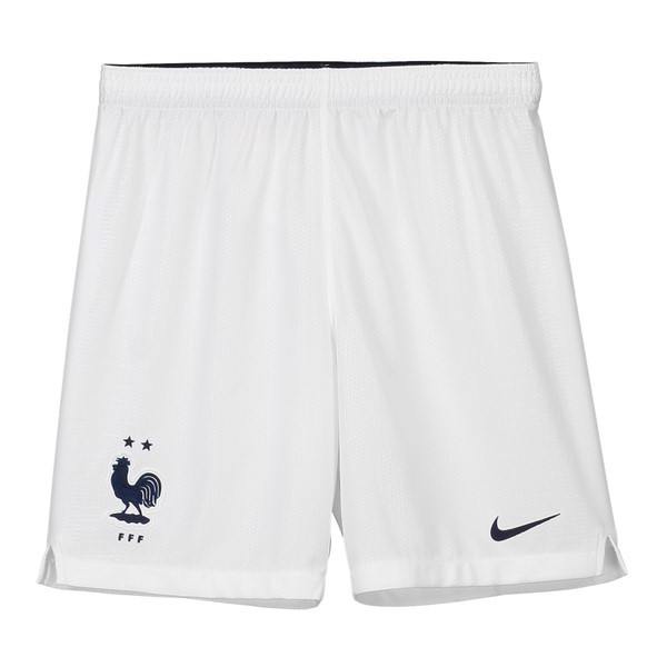 Pantalones Francia Replica Primera Ropa 2018 Blanco